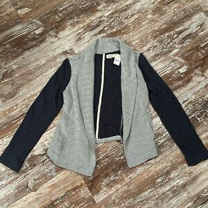 NWT Ann Taylor Loft Lou & Grey Open front Cardigan size small
